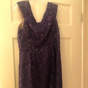 Shoshanna Purple Lace Dress - Size 12